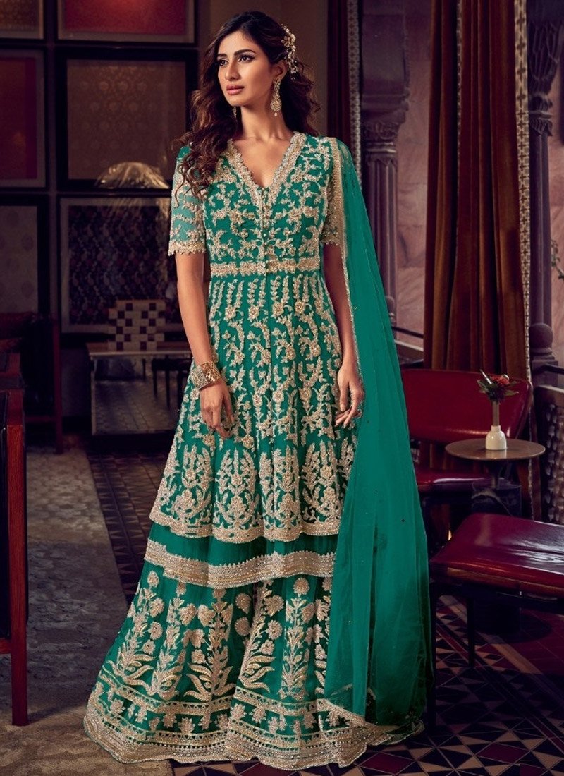 Siya Lehenga Set – Emerald Green