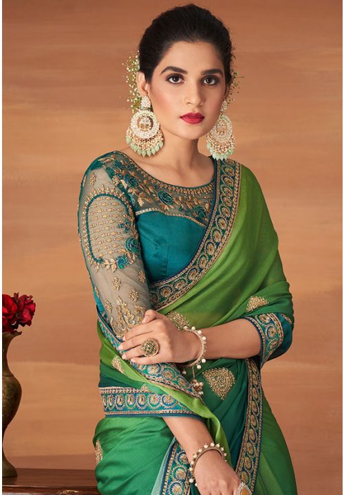 Peacock Green Pure Khadi Copper Zari Handloom Weaving Saree Beautiful Rich  Pallu & Blouse for Women Wedding Wear Indian Traditional - Etsy