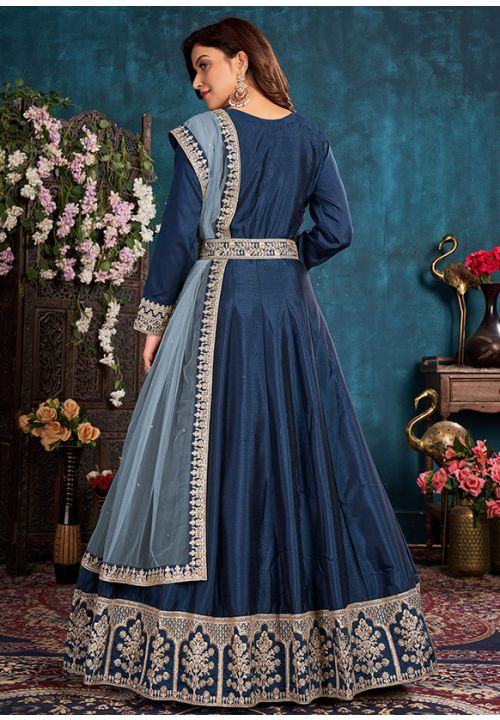 Discover 195+ anarkali long gown suit latest