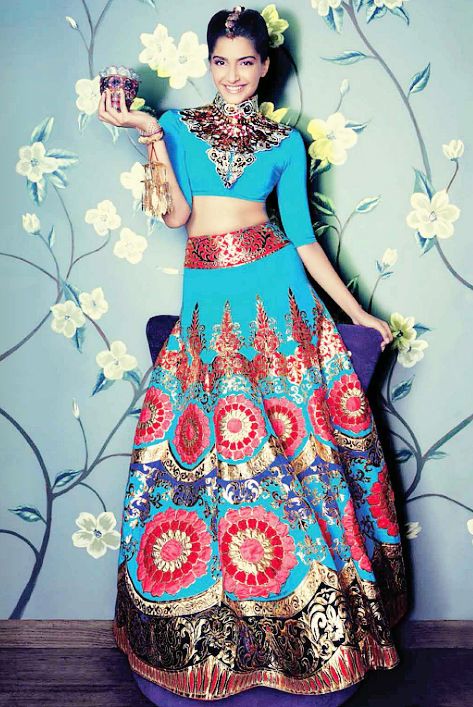 Bollywood Bridesmaid Lehenga Auqa Lehenga SFINS4432 - ShreeFashionWear  