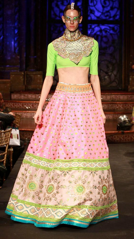 Bollywood Bridesmaid Lehenga Pink Lehenga SFINS4433 - ShreeFashionWear  