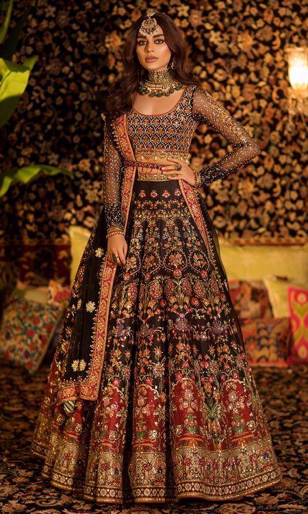 Bridal Indian Pakistani Wedding Haute Couture Style SIYA44INSP - ShreeFashionWear  