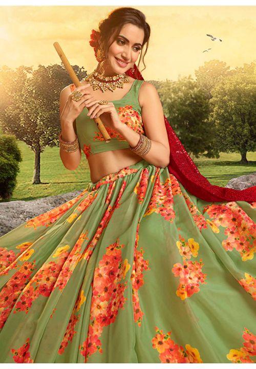 Buy Silk Fabric Bridal Look Designer Lehenga Choli In Magenta Color online  from SareesBazaar IN at lowest prices