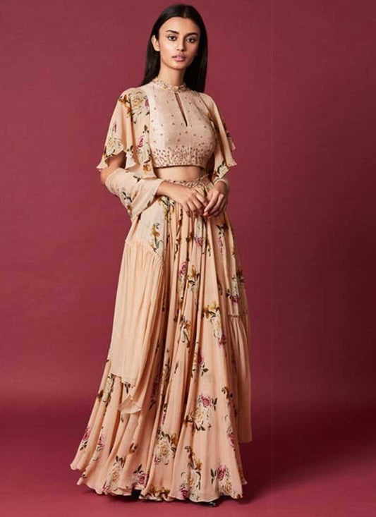 Designer Pink Cotton Silk Fabric Lehenga Choli SFSD4645 - ShreeFashionWear  