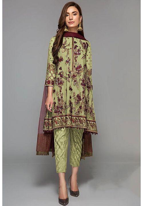 Green Summer Salwar Kameez Suit With Diamond Work  AP79213 - ShreeFashionWear  