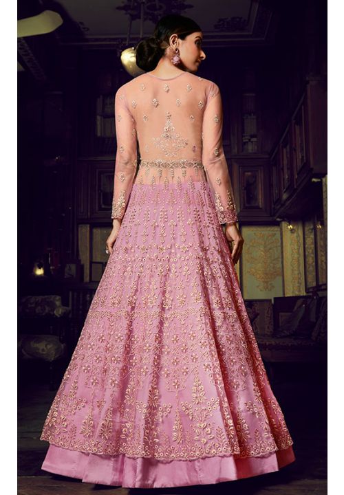 Gulaab Ki Bahar Leheriya Georgette Anarkali Lehenga Set - Plus Size  Clothing(XS-10XL) – THE PLUS SIZE STORE by Meera Creations