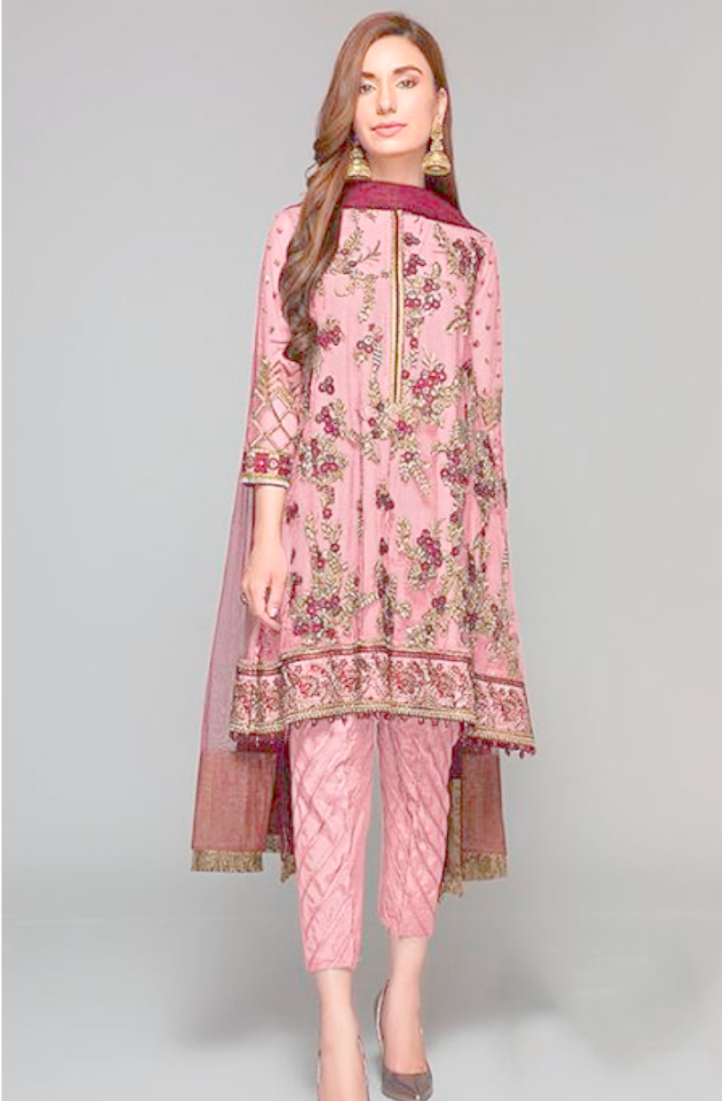 Pink Summer Salwar Kameez Suit With Diamond Work  AP79216 - ShreeFashionWear  
