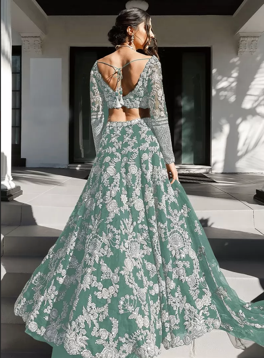 Buy Latest Indian Wedding Guest Lehenga Online in USA - KARMAPLACE.COM