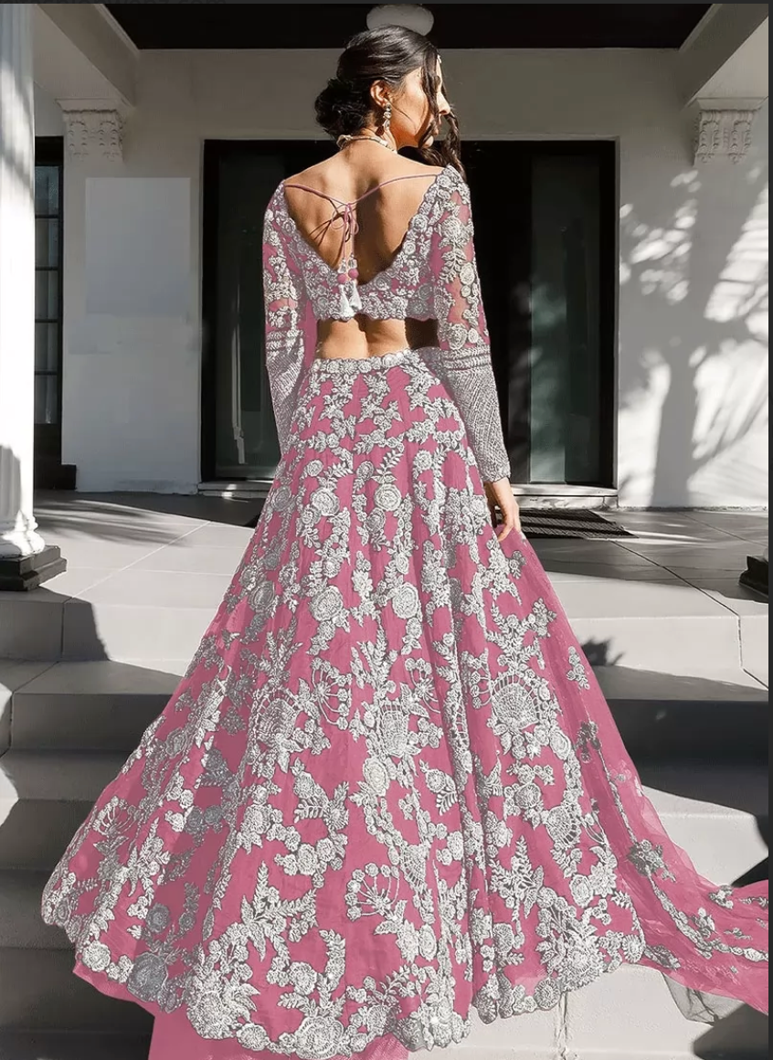 plus size women indian wedding lehenga choli designs -8847105565 |  Heenastyle