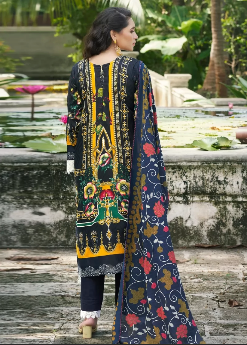 Black Long Pakistani Suit Salwar Pant In Cotton SAF119272 - ShreeFashionWear  