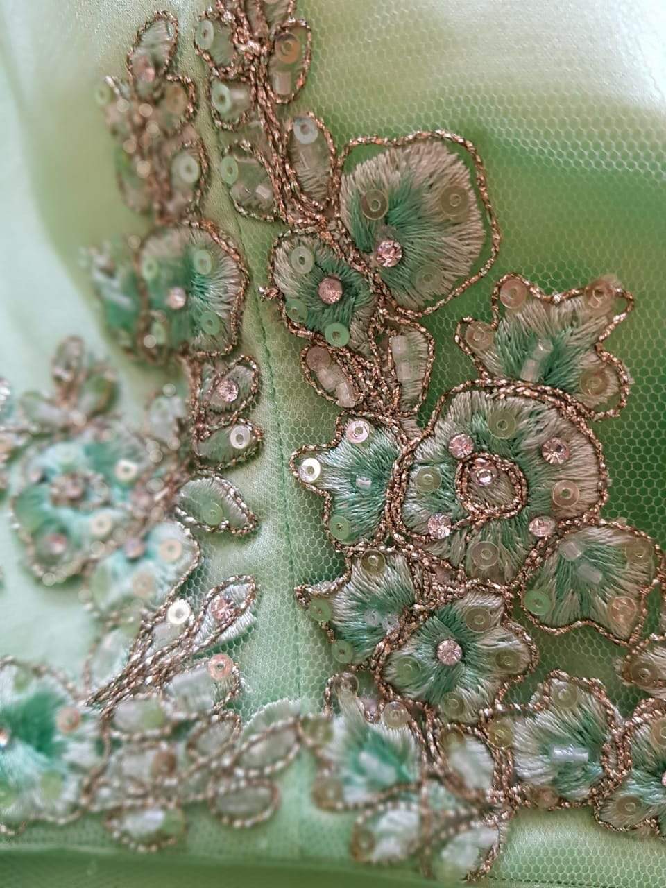 Mint Ready To Wear Lehenga With Intricate Embroidery SFR9822 - ShreeFashionWear  